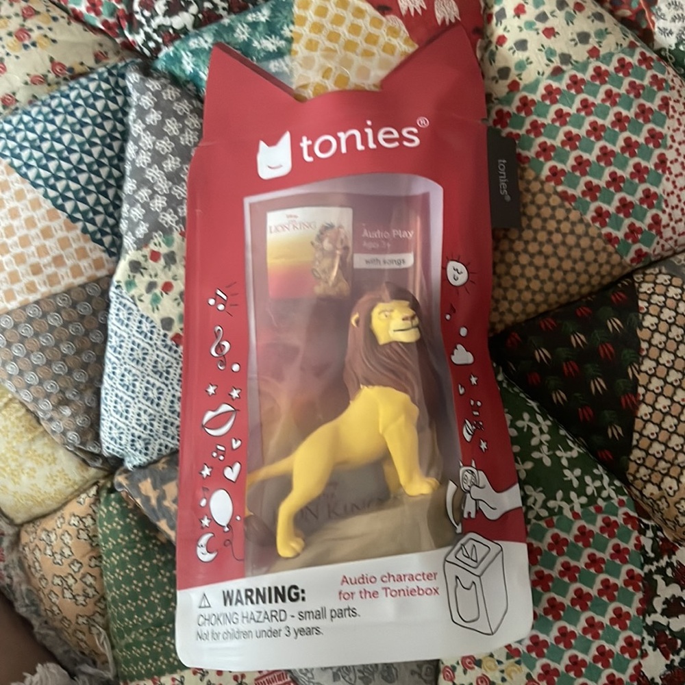 Lion king tonies brand new unopened